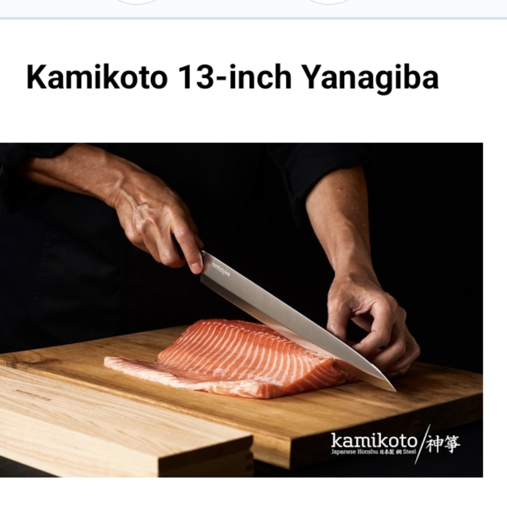 Kamikoto Yanigaba Knife & Box Professional Chefs Knives Certificate Authenticity - Picture 6 of 6